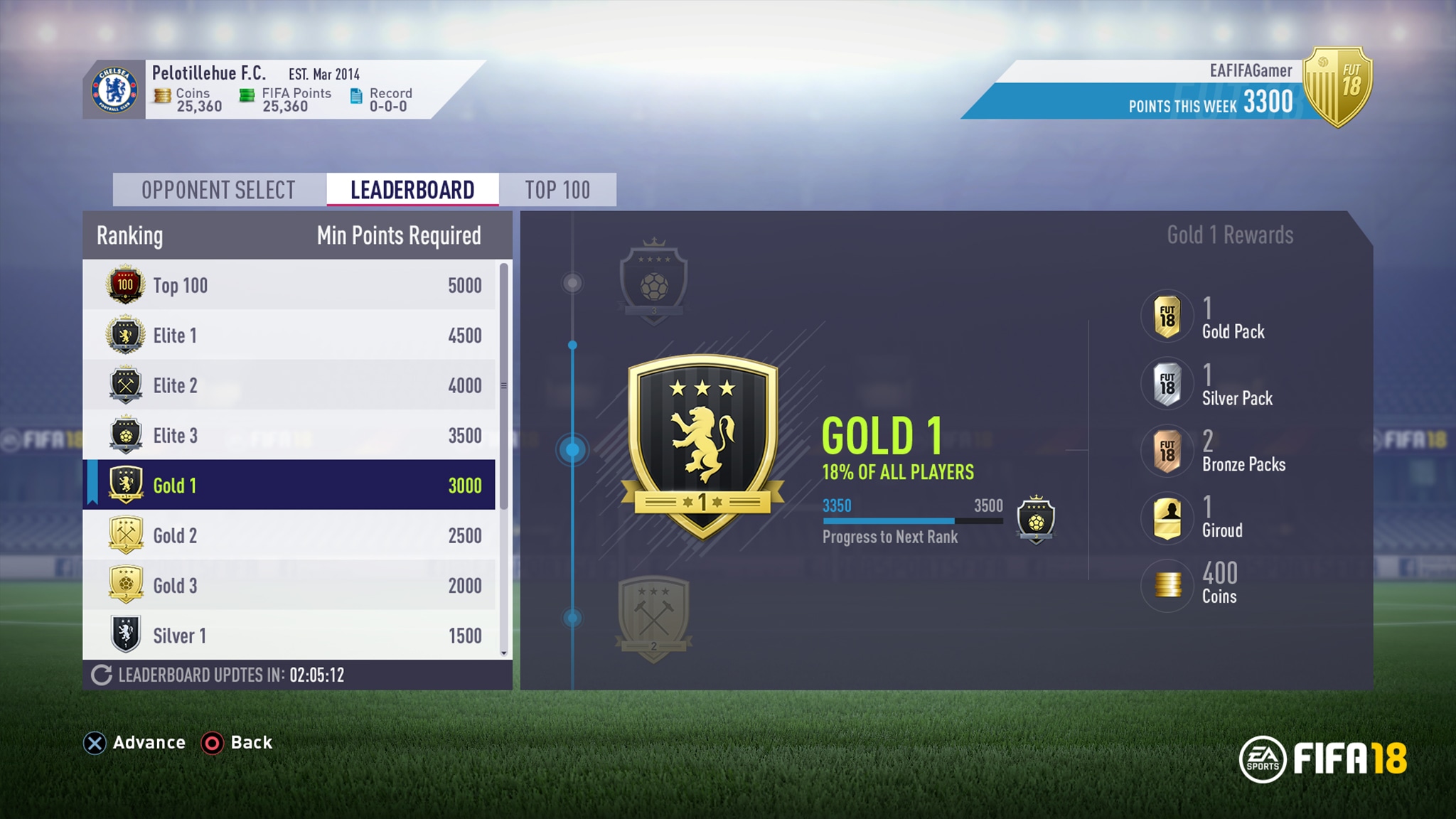 FIFA Ultimate Team 18