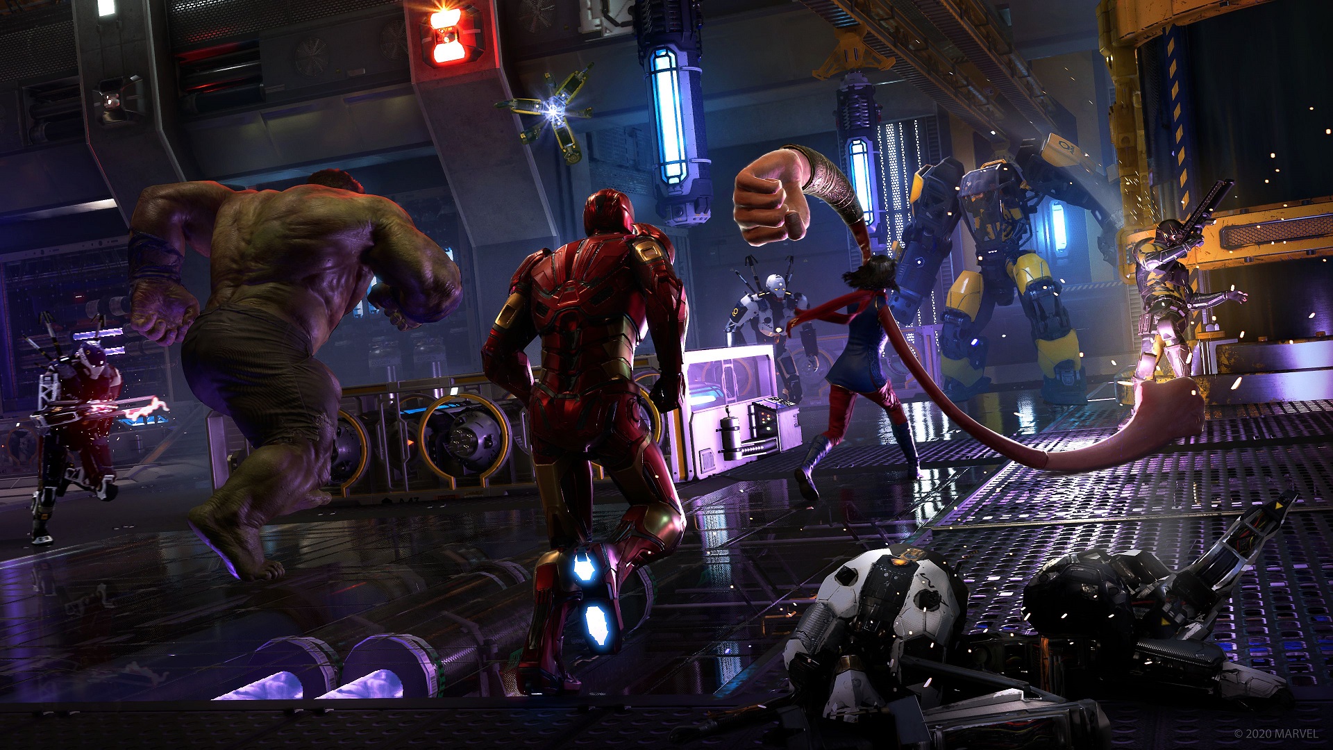 beta marvel's avengers art