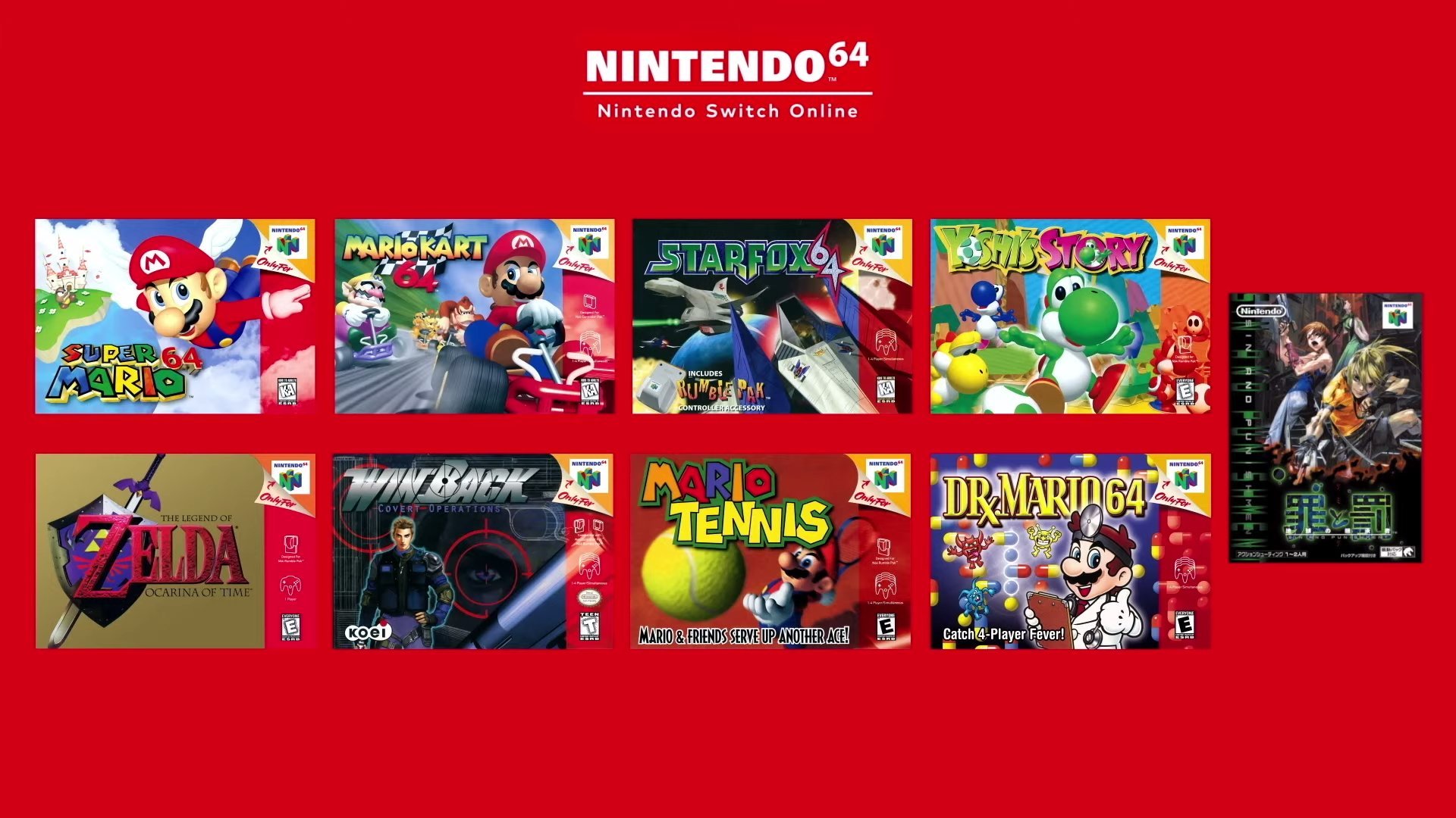 nintendo switch online juegos nintendo 64