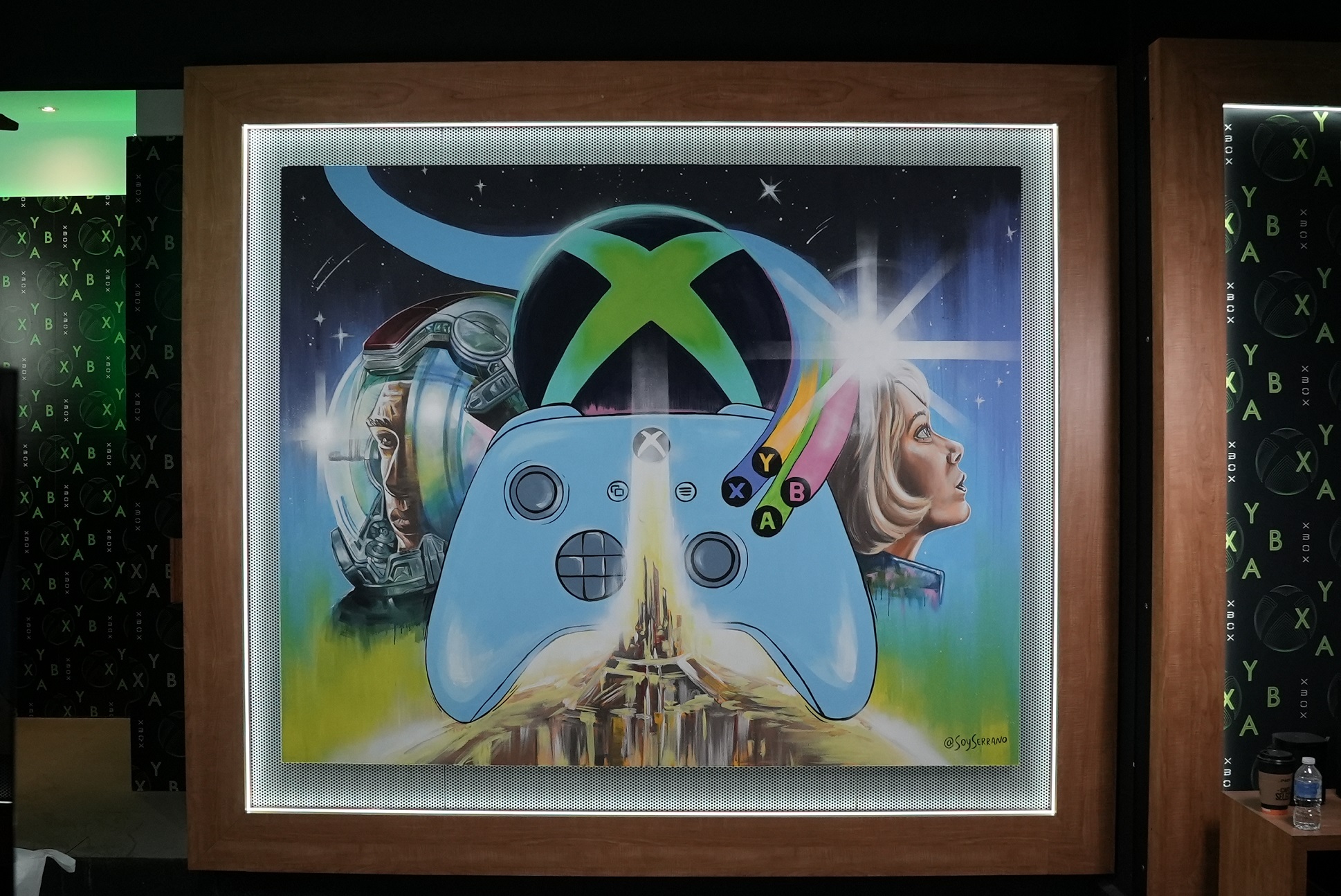 mural starfield jorge serrano