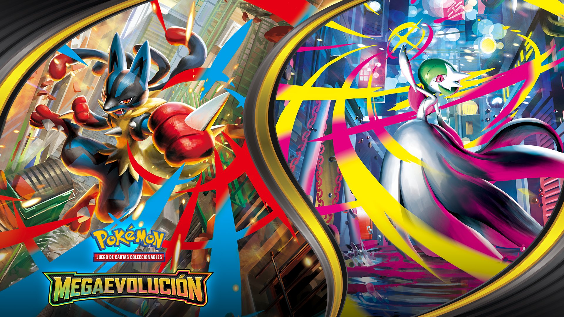 JCC Pokémon: Megaevolución lucario gardevoir