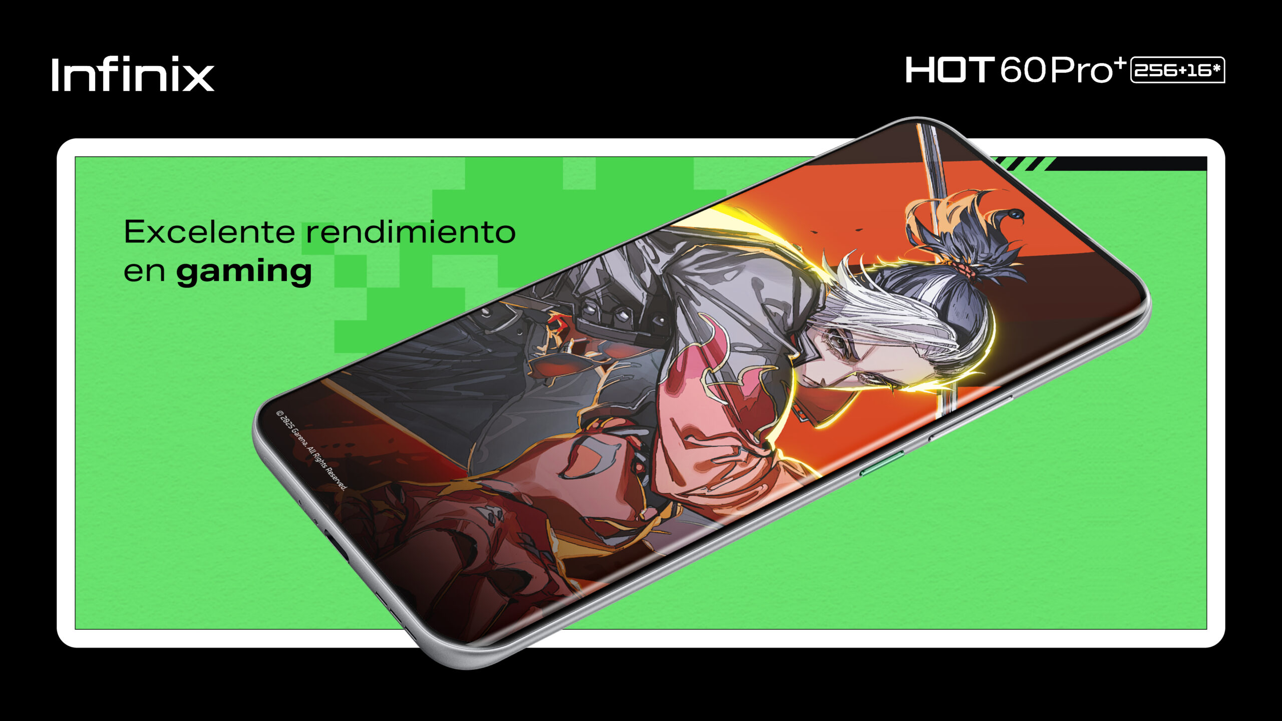 HOT 60 Pro+, edición especial FreeFire