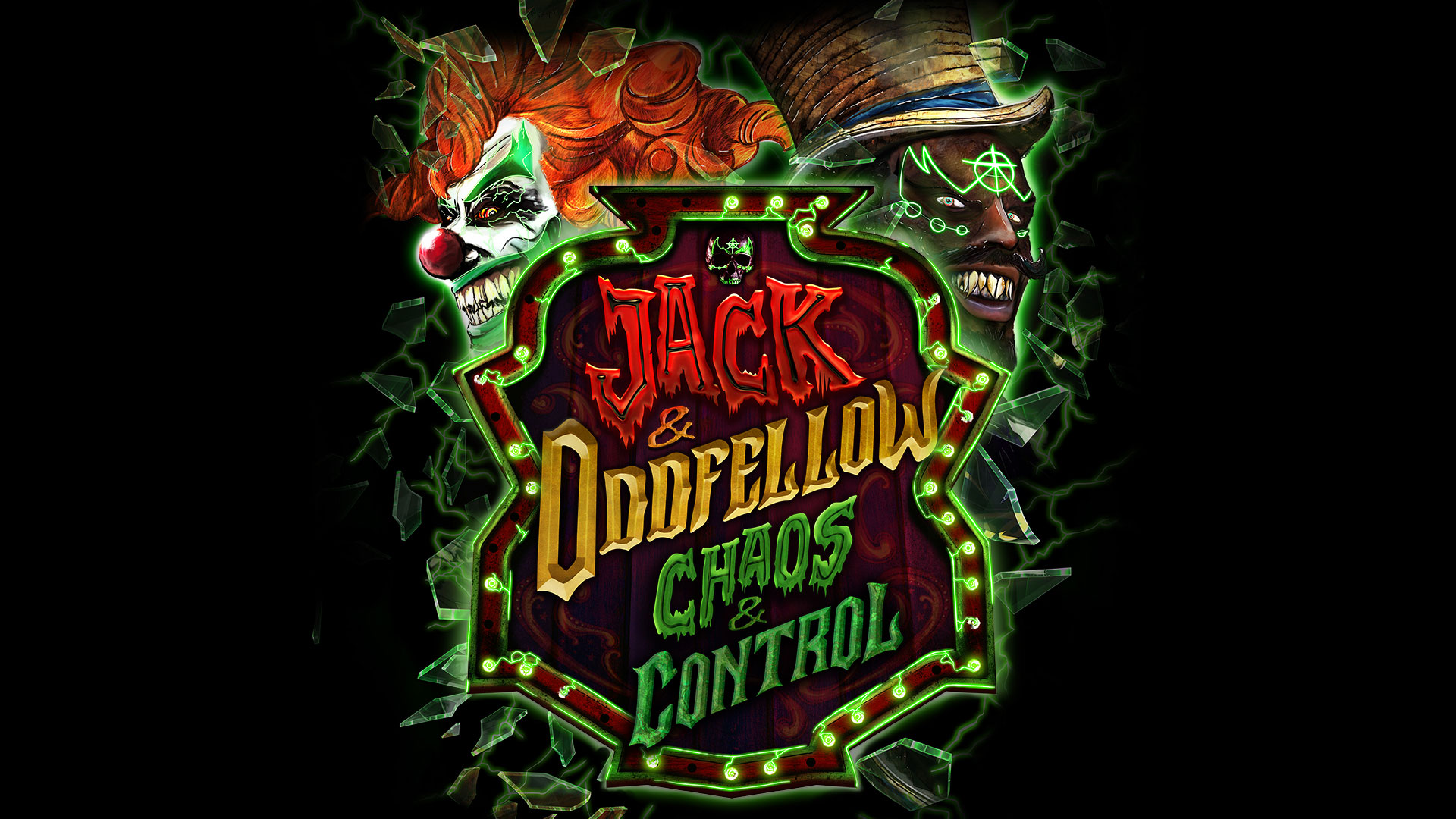 35º aniversario de Halloween Horror Nights Jack the Clown y Dr. Oddfellow