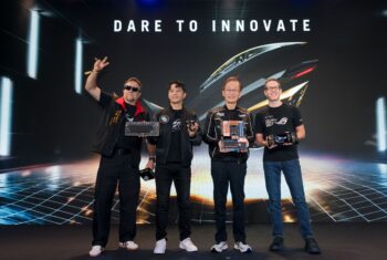 ROG cumple 20 años y lo celebra con su colección más ambiciosa en Computex 2026 Colección ROG 20 aniversario Computex 2026 edición especial sobre fondo negro con detalles en dorado y rojo