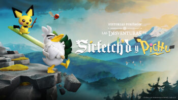 Pokémon y Aardman revelan imágenes de su película stop-motion con Sirfetch'd y Pichu Sirfetch'd y Pichu en estilo stop-motion de arcilla al estilo Aardman en la región de Galar