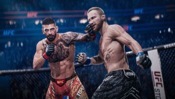 EA SPORTS UFC 6 ya está disponible — todo lo nuevo que trae al octágono Dos luchadores de UFC en el octágono con movimientos ultrarealistas en EA SPORTS UFC 6 para PS5