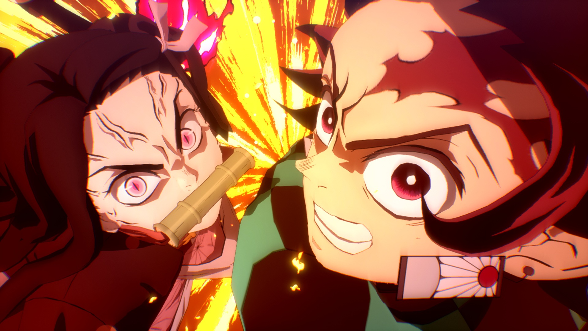 Demon Slayer Hinokami Chronicles 2 Nintendo Switch 2 Edition con personajes del Castillo Infinito