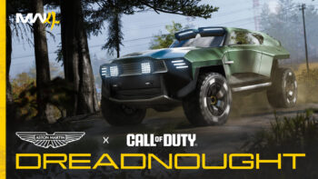 El Dreadnought llega a MW4: cuando Aston Martin entra al campo de batalla Aston Martin Dreadnought, el SUV táctico de lujo de Call of Duty Modern Warfare 4, en campo de batalla digital