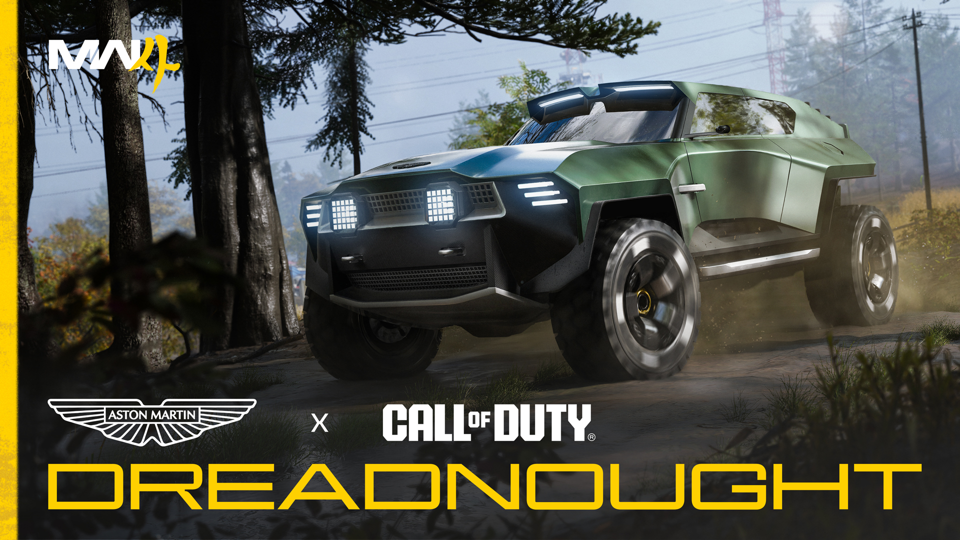 Aston Martin Dreadnought, el SUV táctico de lujo de Call of Duty Modern Warfare 4, en campo de batalla digital