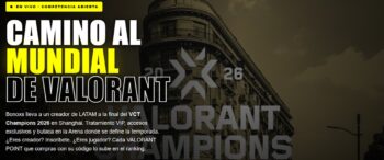 Bonoxs te manda al VCT Champions Shanghai 2026: participa del concurso The Road to Shanghai bonoxs concurso valorant