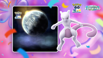 Mewtwo gratis en Pokémon GO durante el aniversario 2026 con fondo especial y estadísticas al máximo