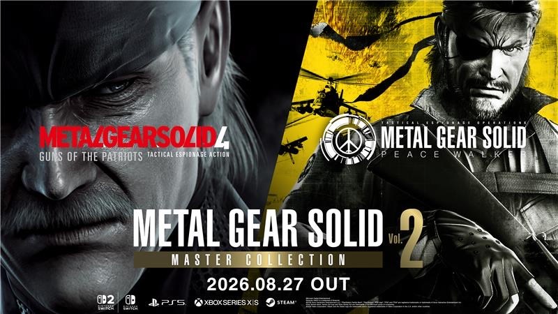 Snake en pose de sigilo característica de la saga Metal Gear Solid en la Master Collection Vol. 2