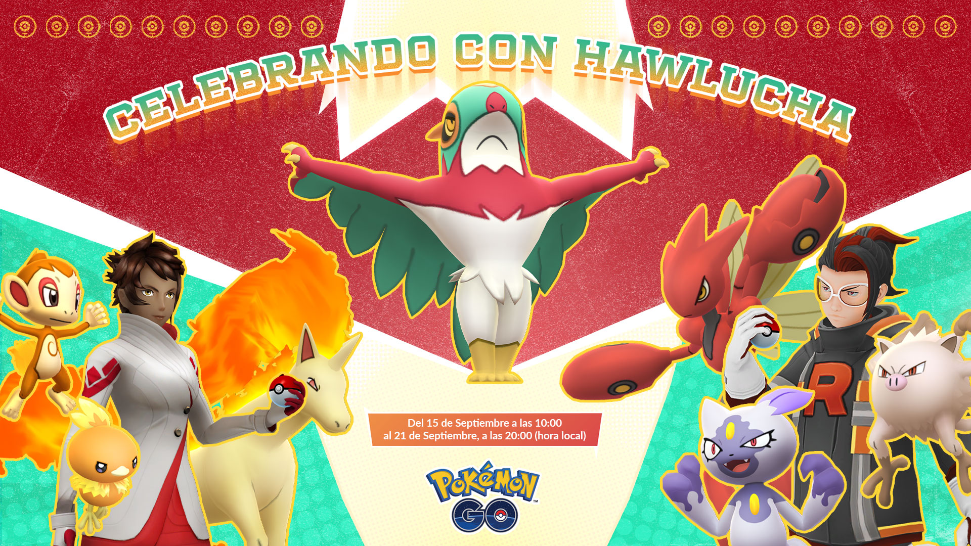 Hawlucha Pokémon GO México septiembre 2026