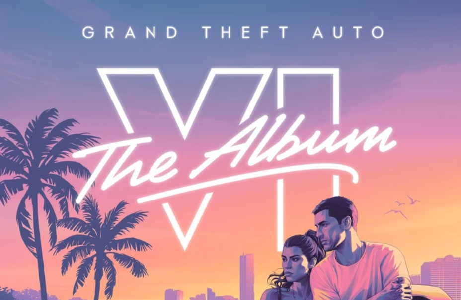 GTA VI The Album soundtrack completo — portada oficial con artistas como Travis Scott y Rauw Alejandro