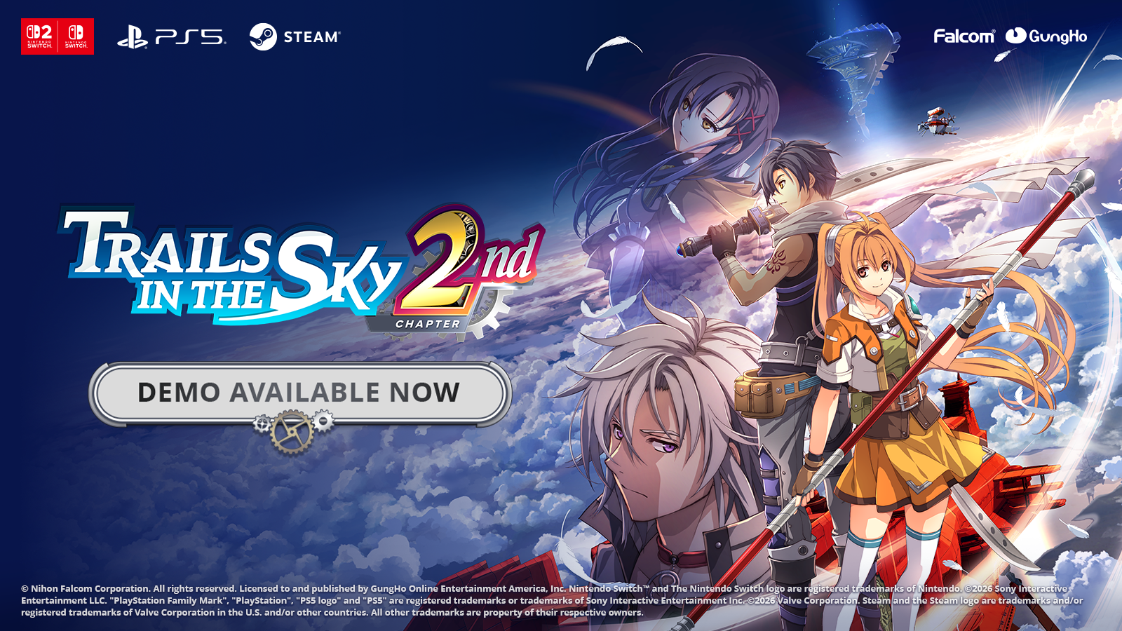 Trails in the Sky 2nd Chapter ya disponible con Estelle en Liberl