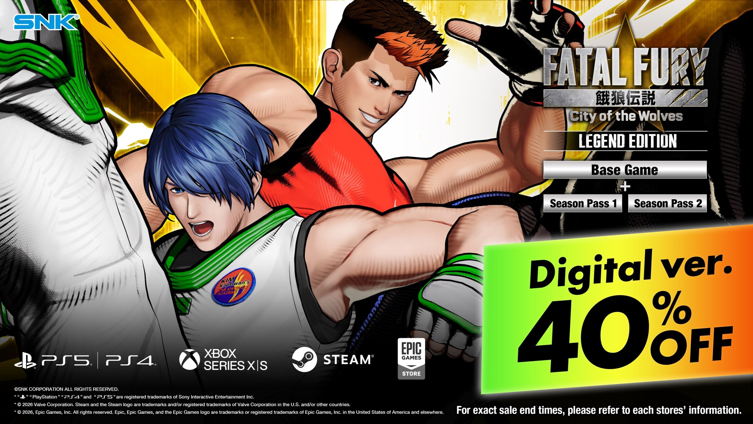 Kim Kaphwan en Fatal Fury City of the Wolves, nuevo peleador DLC de la Temporada 3